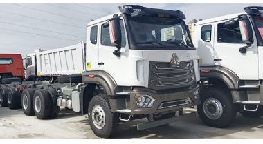 New Howo Cargo Truck Chassis 6x4 for Sale in Zambia