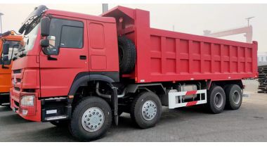 Howo 371 8x4 Tipper Truck will be sent to Zambia Kitwe