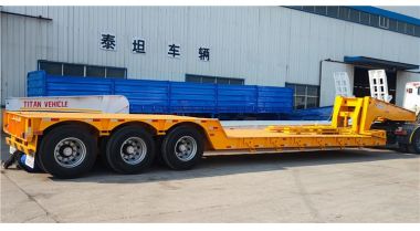 60 Ton Gooseneck Lowboy Trailer will be sent to Zambia