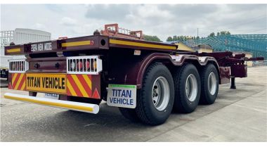 3 Axle Container Chassis Trailer will be sent to Zambia