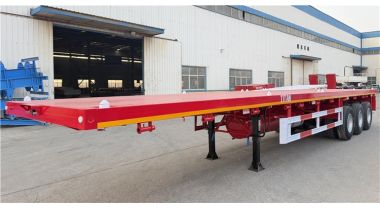 Tri Axle Flatbed Semi Trailer will be sent to Zambia
