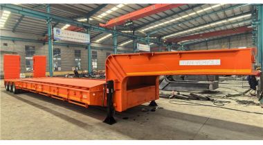3 Line 6 Axle Low Bed Trailer had been shipped to Zambia