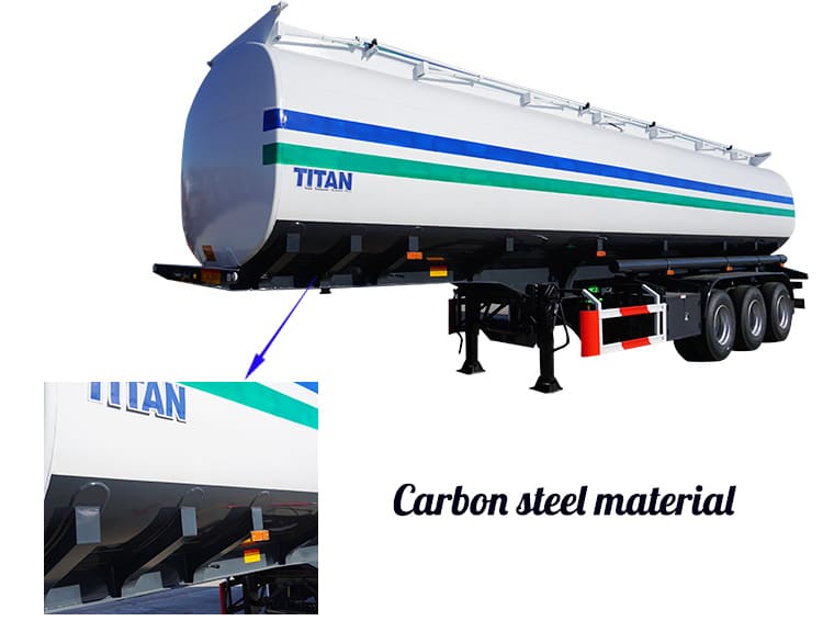 carbon steel material of fuel tanker trailer for sale in zambia