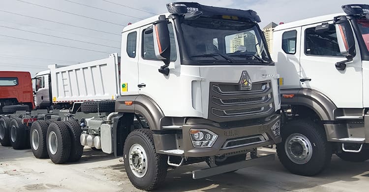 New Howo Cargo Truck Chassis 6x4 for Sale in Zambia