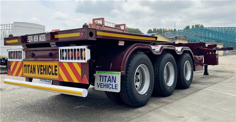3 Axle 40 ft Container Chassis Trailer for Sale In Zambia