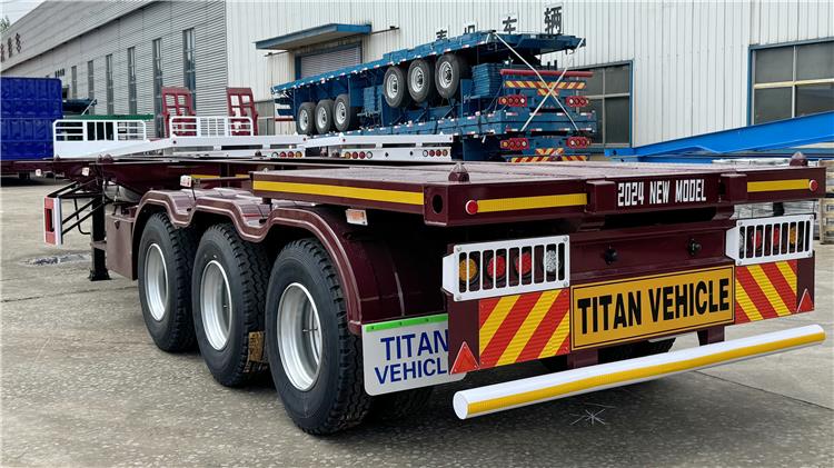 3 Axle 40 ft Container Chassis Trailer for Sale In Zambia