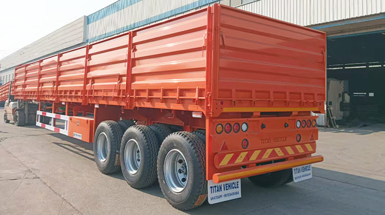 Tri Axle Drop Side Trailer for Sale in Zambia