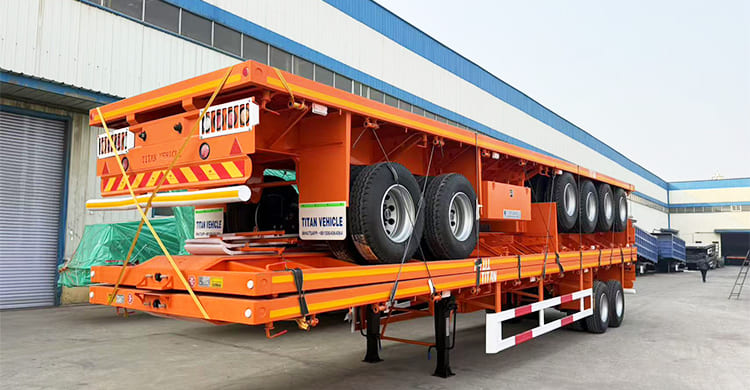 New 40 Foot Flatbed Trailer for Sale in Zambia