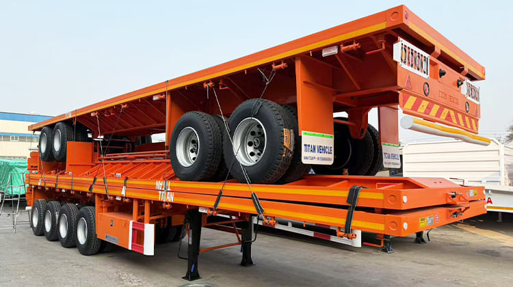 New 40 Foot Flatbed Trailer for Sale in Zambia