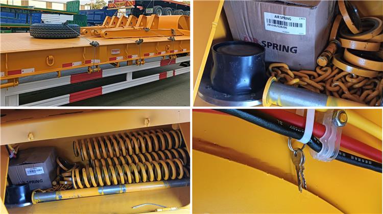 Tir Axle Drop Deck Trailer for Sale In Zambia Lusaka