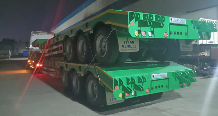 3 Axle Lowbed Trailer will be sent to Zambia