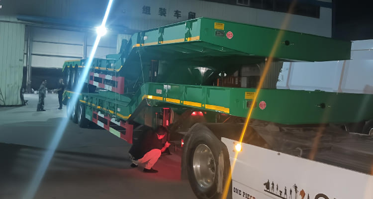 3 Axle Lowbed Trailer will be sent to Zambia
