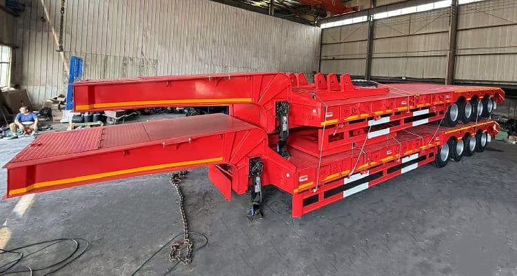 Semi Low Loader Trailer For Sale in Zambia