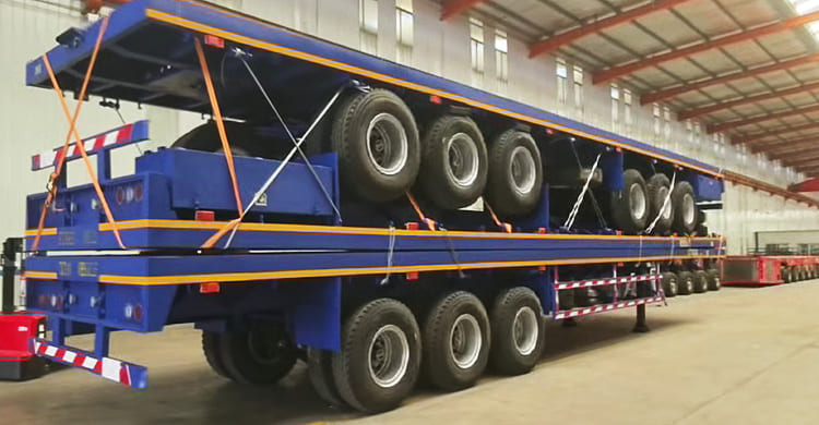 3 Axle Flatbed Semi Trailer for Sale in Zambia