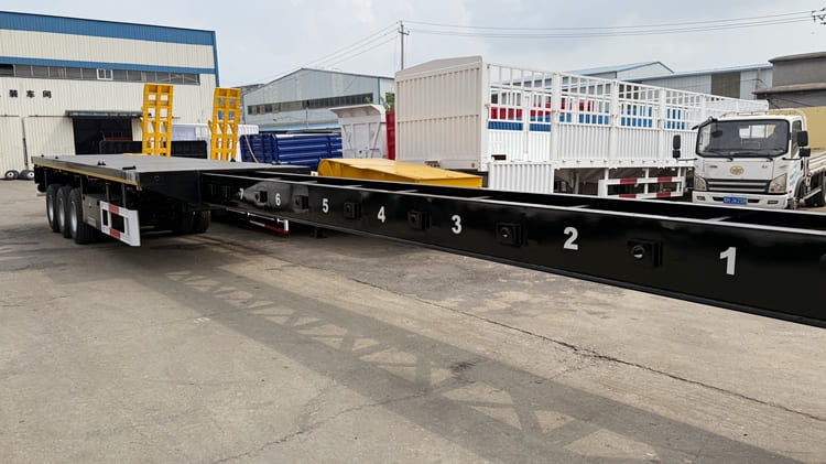 3 Axle Semi Truck Flatbed Trailer for Sale in Zambia
