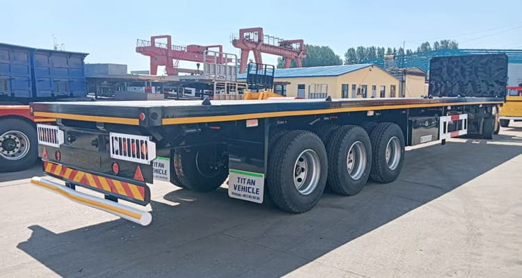 3 Axle Flatbed Trailers for Sale in Zambia