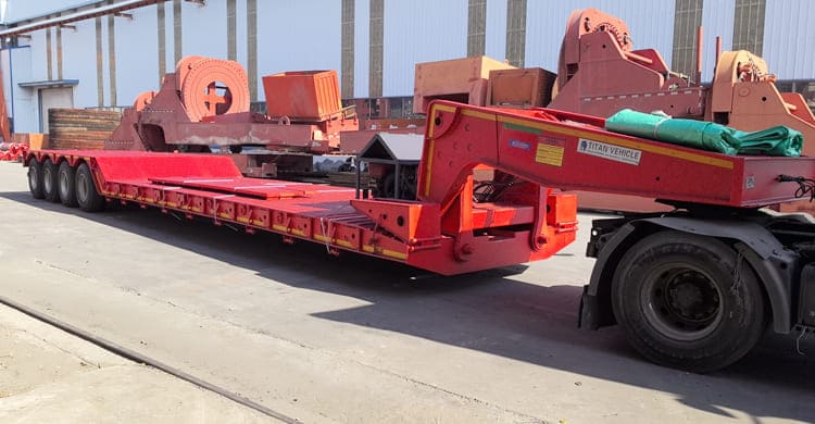 4 Axle Detachable Lowboy Trailer for Sale in Zambia