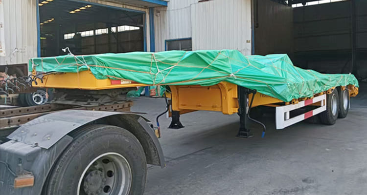 2 Axle Low Bed Trailer will be sent for Zambia
