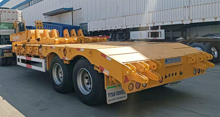 2 Axle Low Bed Trailer will be sent for Zambia