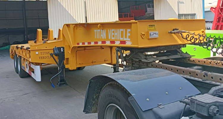 2 Axle Low Bed Trailer will be sent for Zambia