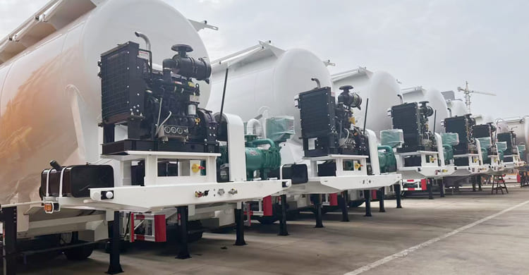 3 Axle Bulk Cement Trailer for Sale in Zambia