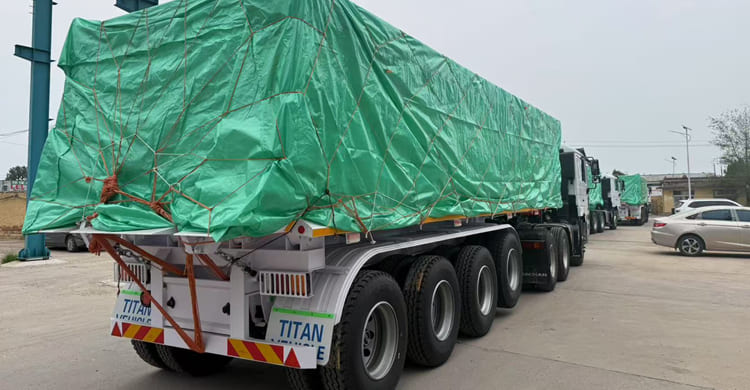 4 Axle End Dump Trailer for Sale in Zambia