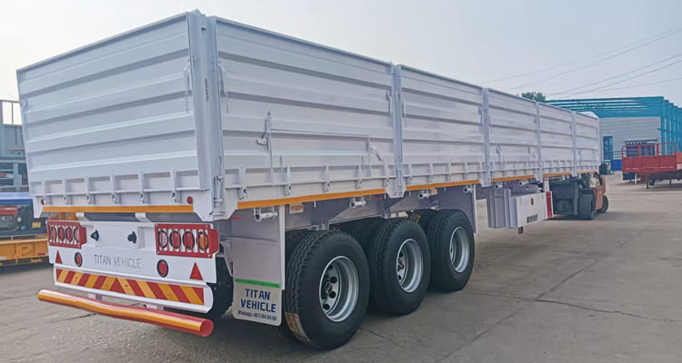Tri Axle Dropside Trailer for Sale in Zambia