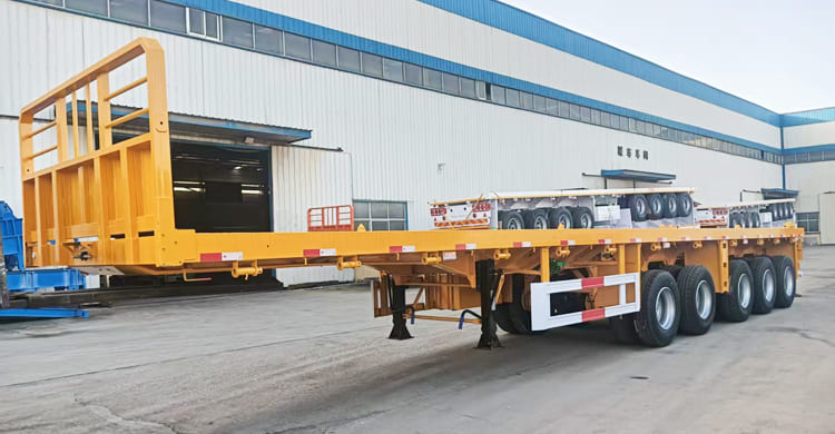 Semi Truck Flatbed Trailer for Sale in Zambia