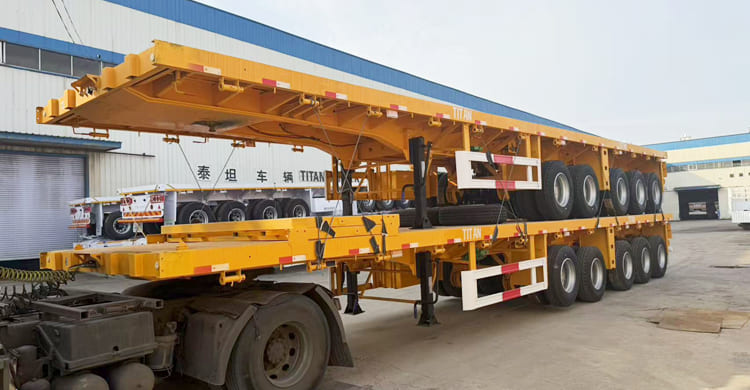 Semi Truck Flatbed Trailer for Sale in Zambia