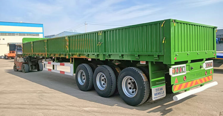 Side Wall Semi Trailer for Sale in Zambia