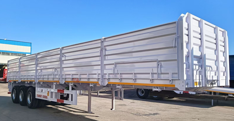 3 Axle Sidewall Trailer for Sale in Zambia