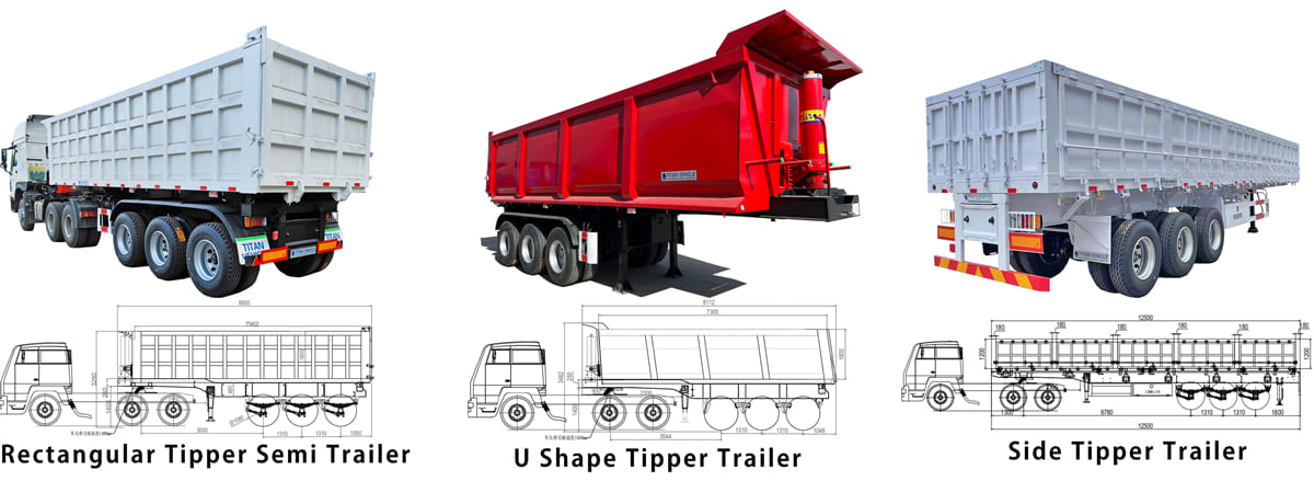 What are the Different Types of Tipper Trailer for Sale Near Me in Zambia?