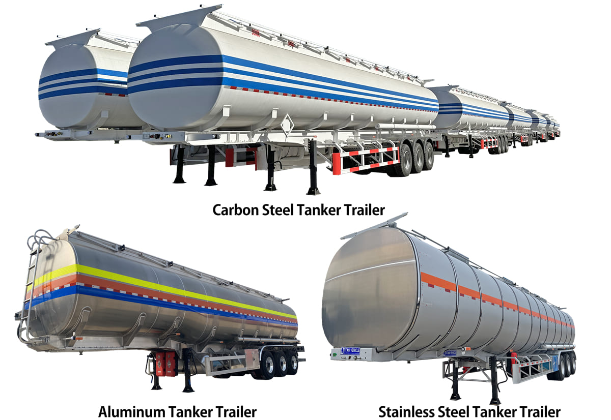 What Materials Is Fuel Tanker Trailer for Sale in Zambia?