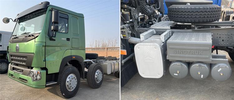 8x4 12 Wheeler Cargo Truck Chassis for Sale in Kenya - Sinotruk Howo 380