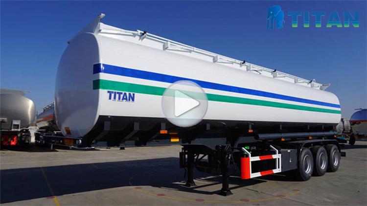 Tri Axle 45000 Liters Fuel Tanker Trailer for Sale In Ghana