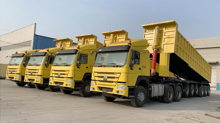 6 Axle Dump Truck Semi Tipper Trailer for Sale in Guinea Conakry