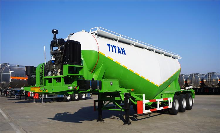 Tri Axle Dry Bulk Cement Trailer for Sale in Ghana