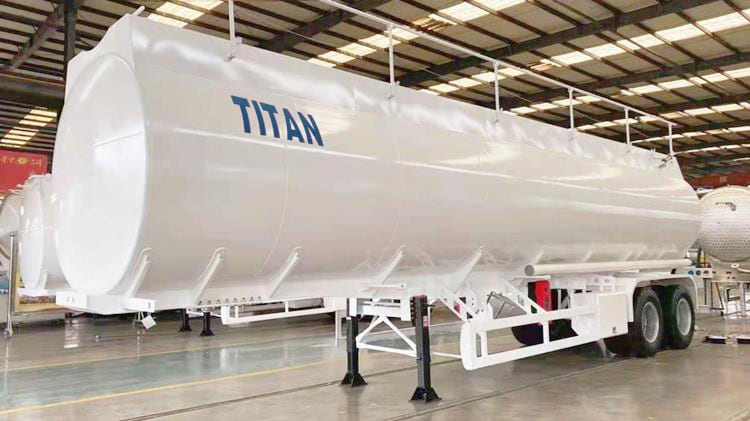 2 axles fuel tanker trailer