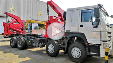 Howo New Container Side Loader Trucks in Zambia | Howo 371 Price