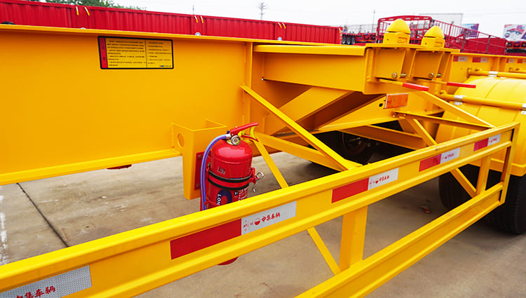 CIMC China New 12M Tri Axle Skeletal Trailer for Sale in Zambia Lusaka