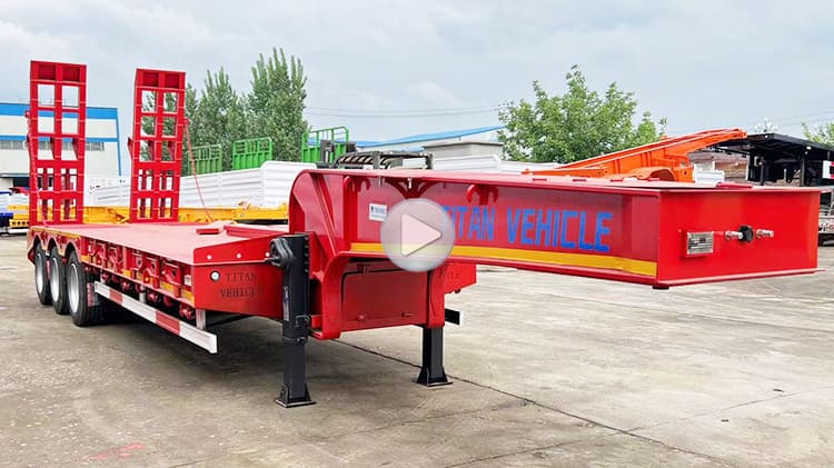 3 Axle Low Loader Semi Trailer | Low Loader Truck | Semi Trailer Low Loader for Sale in Zambia
