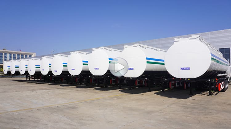 Tri Axle Fuel Tanker Trailer for Sale | Heavy Fuel Tanker Semi Trailer for Sale in Zambia