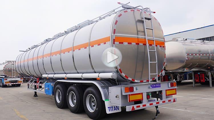 55000L Stailnless Steel Tanker for Sale | Stainless Steel Tanker Trailer for Sale in Zambia