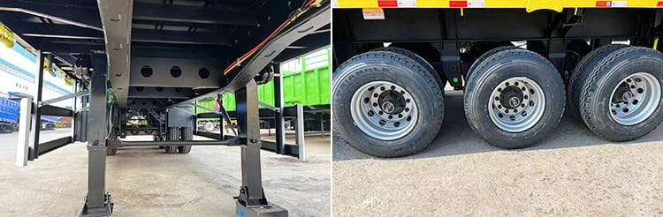 Tri Axle Dropside Trailers for Sale | Drop Side Utility Trailer Price in Zambia