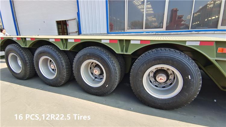 4 Axle 120 Ton Removable Gooseneck Trailer for Sale In Zambia Chingola