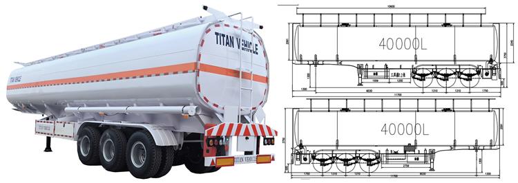 40000 Ltrs Palm Oil Tanker Trailer Price for Sale Near Me In Zambia