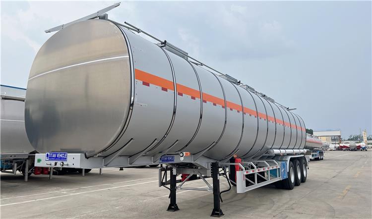 Tri Axle Stainless Steel Tanker Trailer for Sale In Zambia