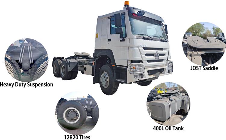 Howo 430 Tractor Truck for Sale In Zambia