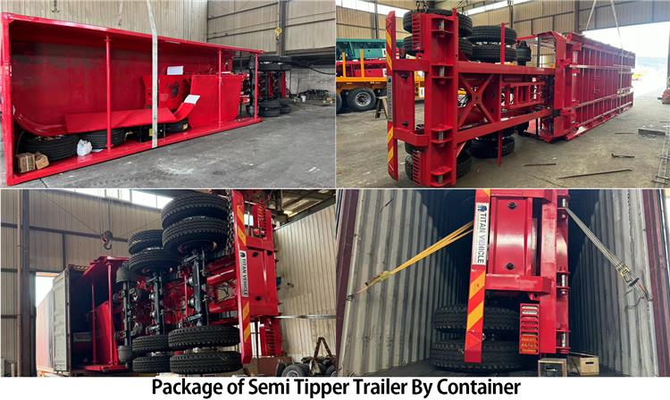 35CBM Semi Tipper Trailer Price for Sale Near Me In Zambia