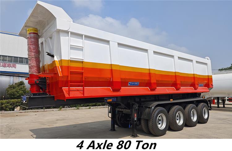 45CBM Hydraulic Dump Trailers for Sale Near Me In Zambia